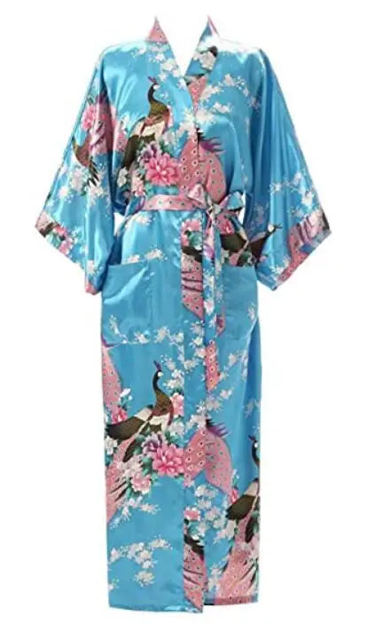 Kimono en Rayonne à Fleurs Grande Taille Sexy
