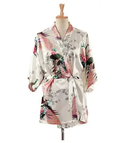 Kimono en Satin de Soie Japonais
