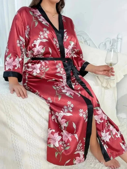 Ensemble Pyjama en Soie Grande Taille Sexy